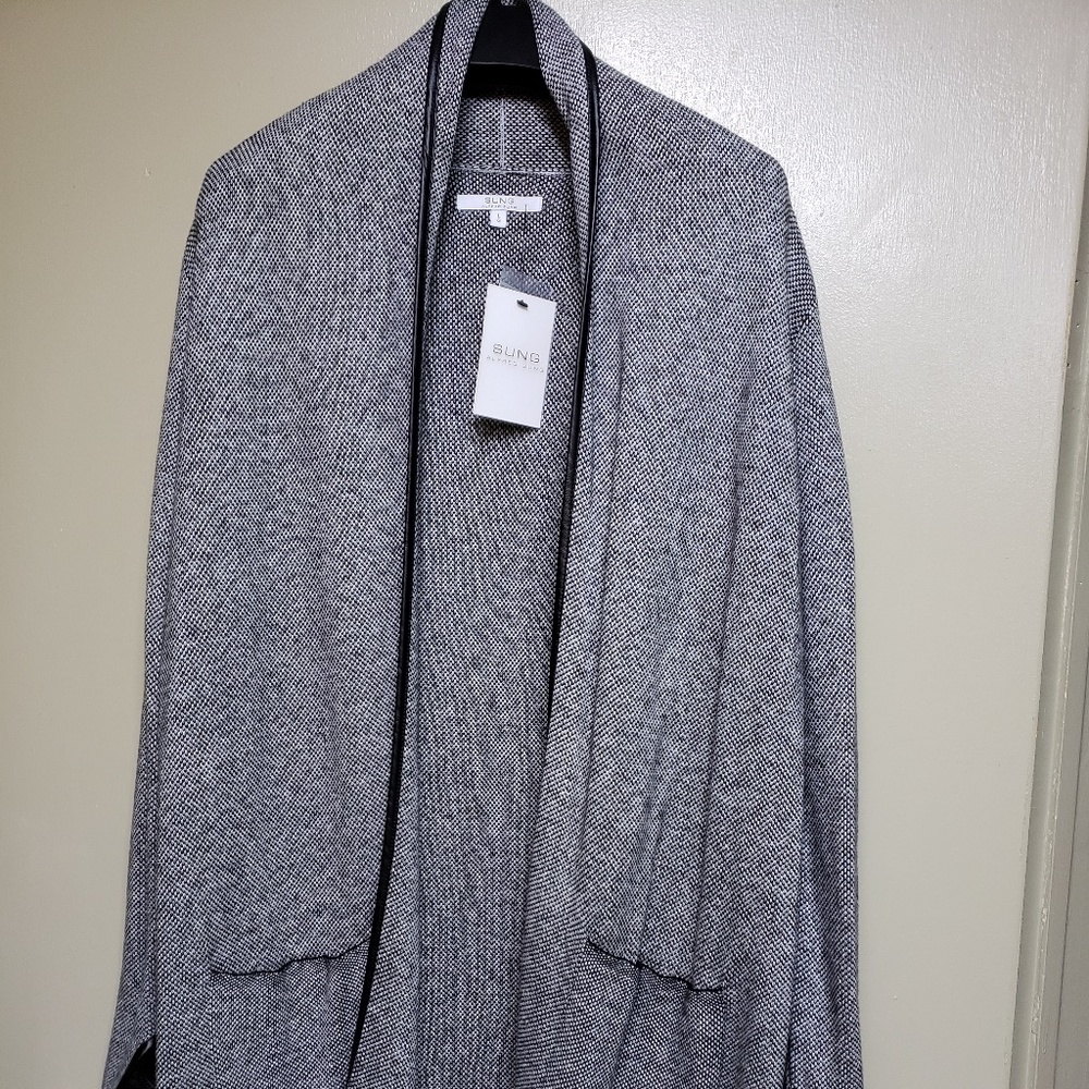 Alfred Sung Ladies Sweater Coat- Size Large